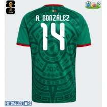 Mexico Armando Gonzalez #14 Hjemmedrakt VM 2026 Kortermet